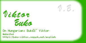 viktor buko business card